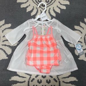 🆕 Carters Swimsuit Bikini And Coverup